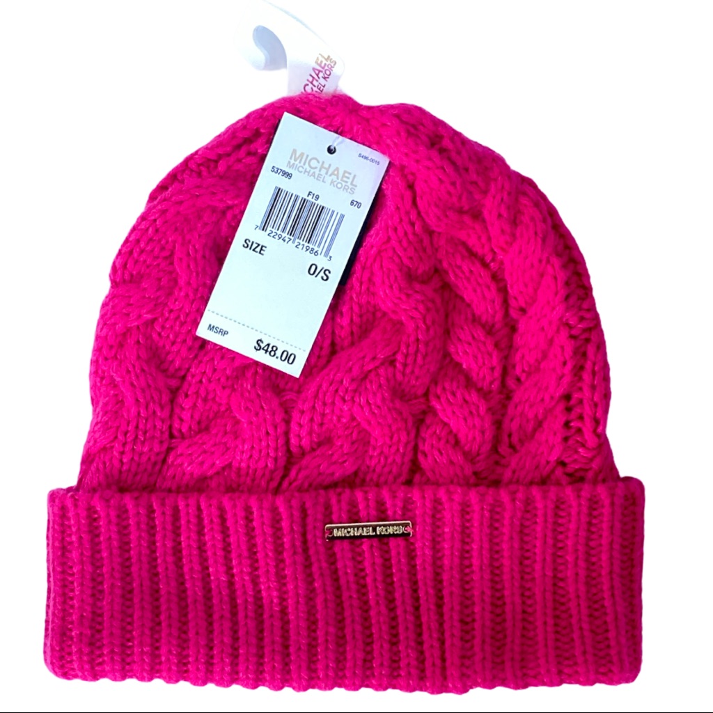 Women’s Patchwork Cable Cuff Beanie